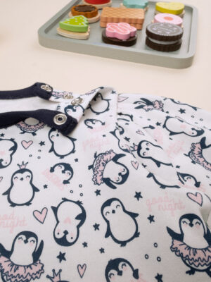 Pijama azul bebé pingüinos - Prénatal
