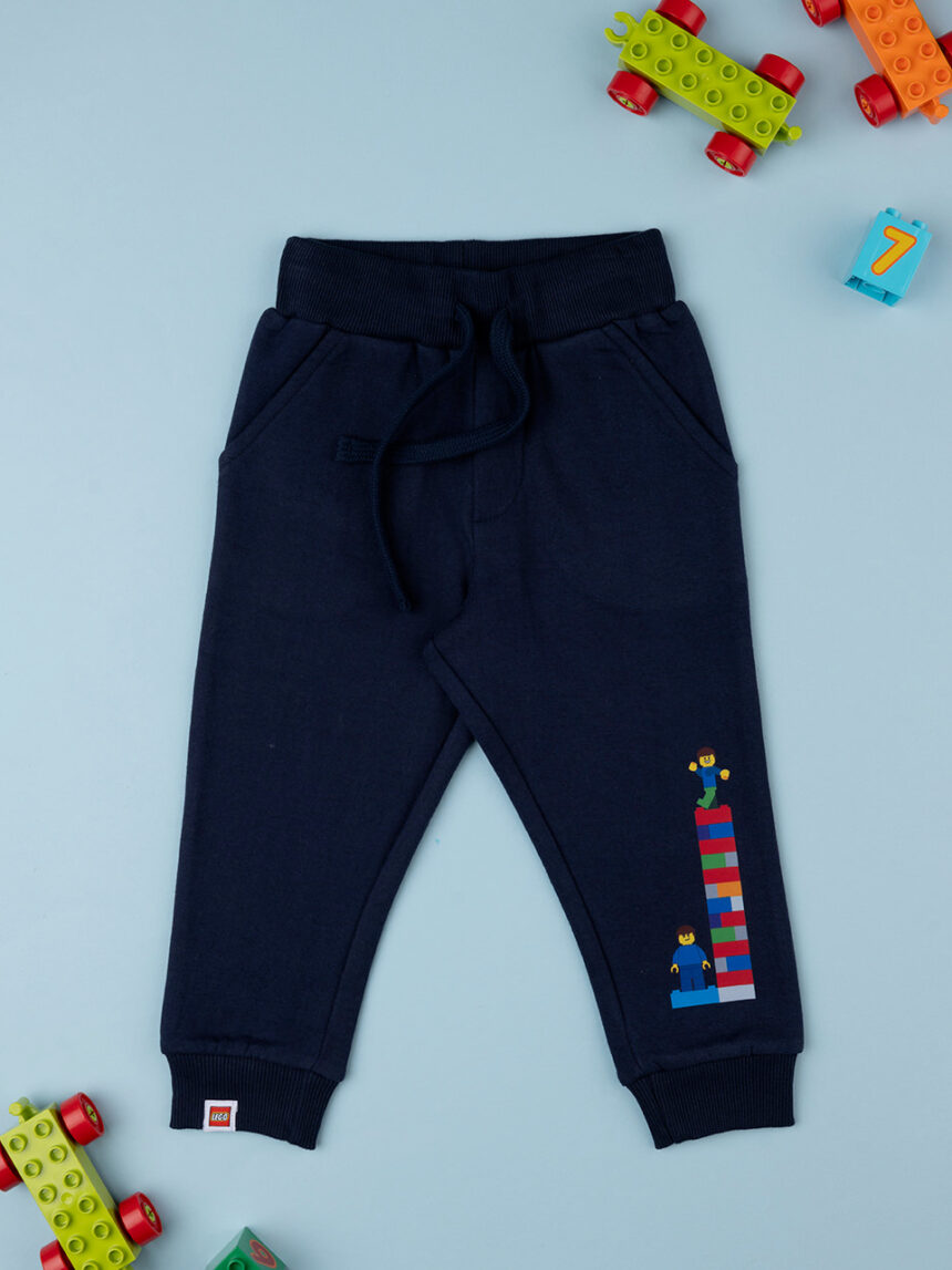 Pantalones de chándal azul bebé lego - Prénatal