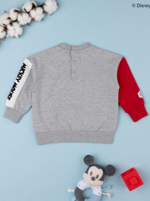 Sudadera gris/roja de niño - Prénatal