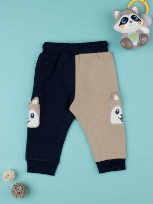 Pantalón bicolor de forro polar para niños - Prénatal