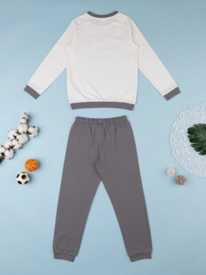 Pijama de niño blanco/gris - Prénatal