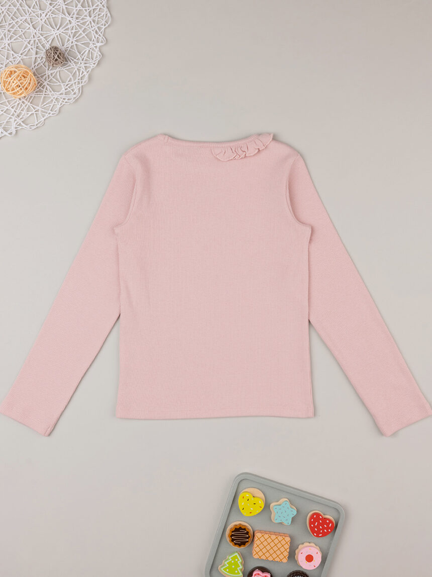 Camiseta rosa de manga larga para niña - Prénatal