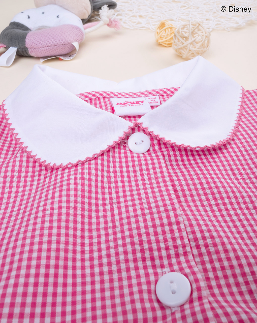 Delantal de niña rosa disney minnie - Prénatal