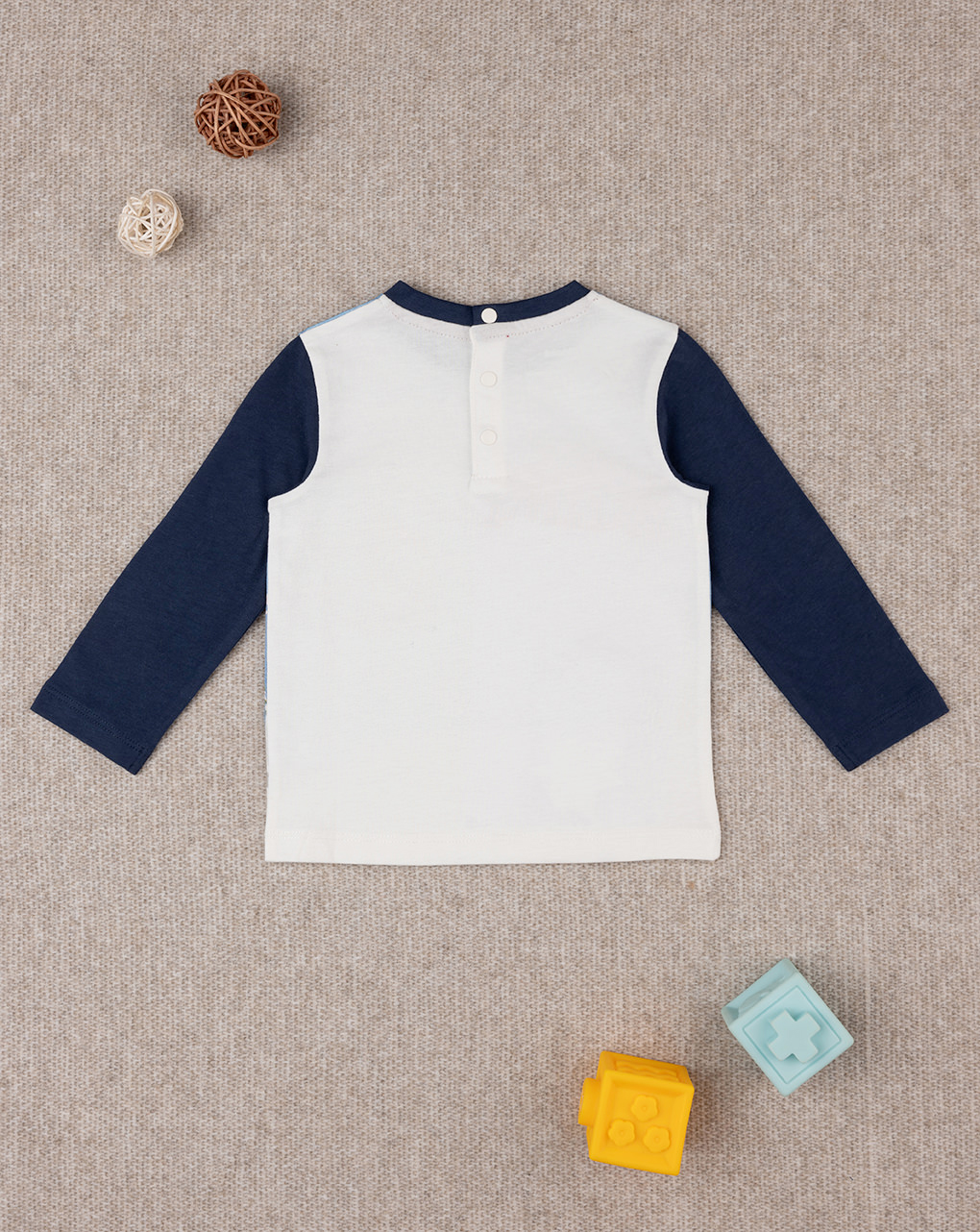 Camiseta azul bebé/azul - Prénatal