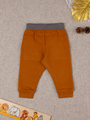 Pantalone french terry niño marrón - Prénatal
