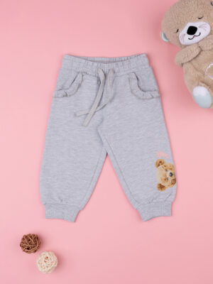 Pantalón de chándal gris niña - Prénatal