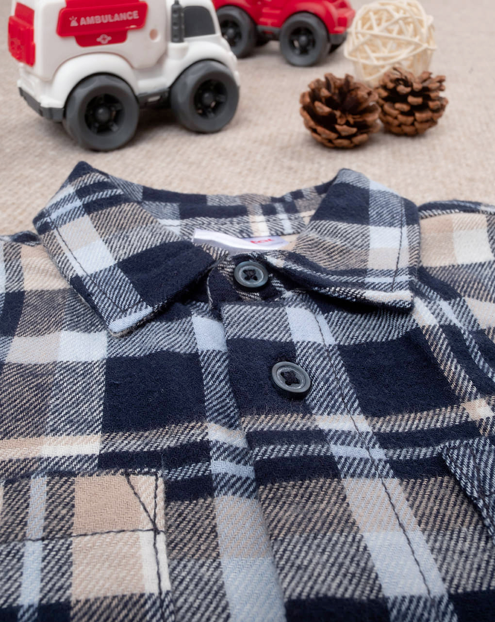 Camisa azul bebé - Prénatal