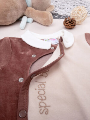Pelele bicolor para bebé "teddy - Prénatal