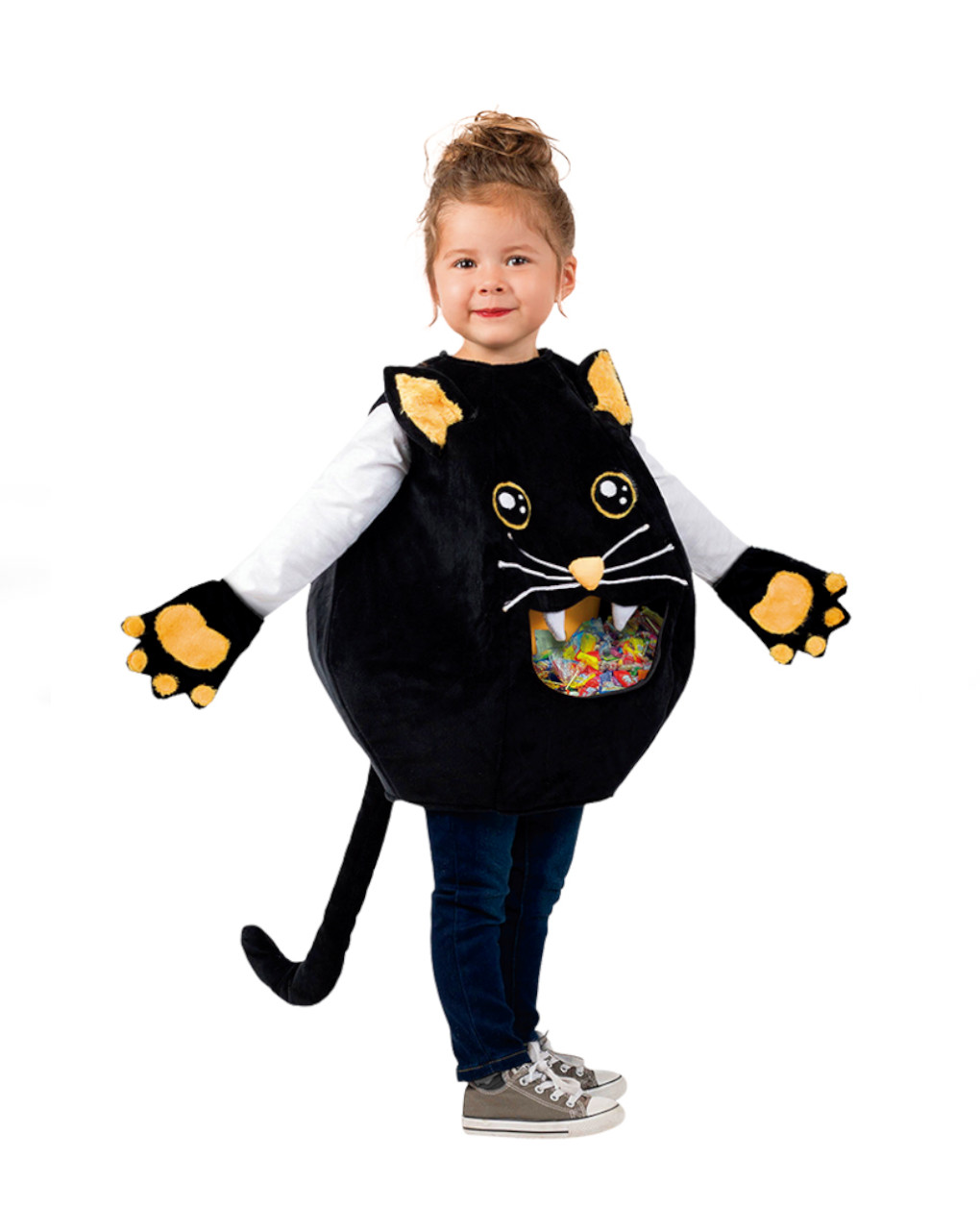 Disfraz de gata negra con caramelos para niña 18/24 meses - rubie's - Rubie's