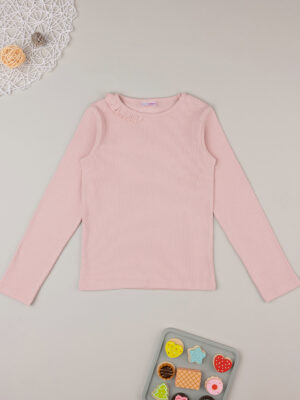 Camiseta rosa de manga larga para niña - Prénatal