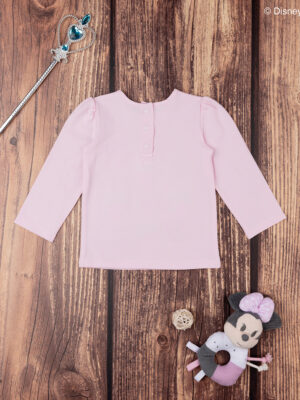 Camiseta disney minnie rosa de manga larga para niña - Prénatal