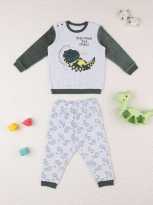 Pijama de dos piezas para niño "dinosaurios - Prénatal
