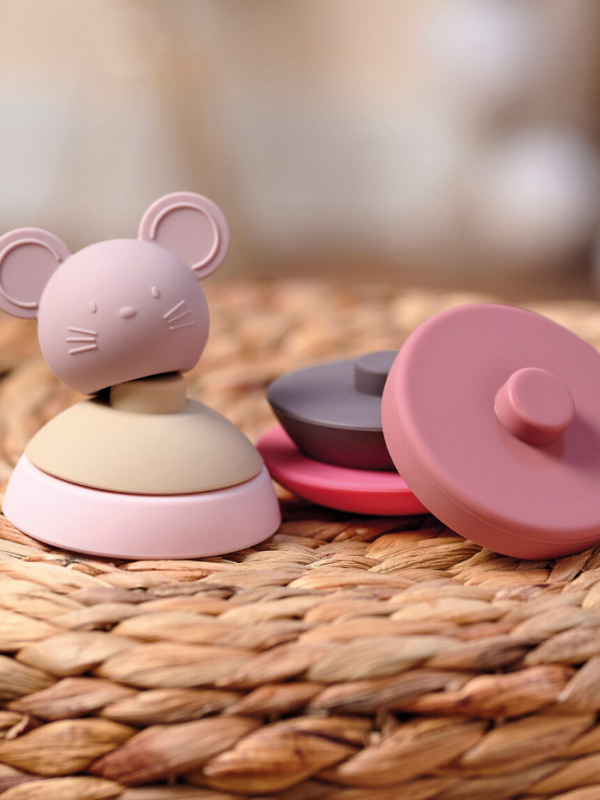Apilable rosa mickey mouse - nattou - Nattou