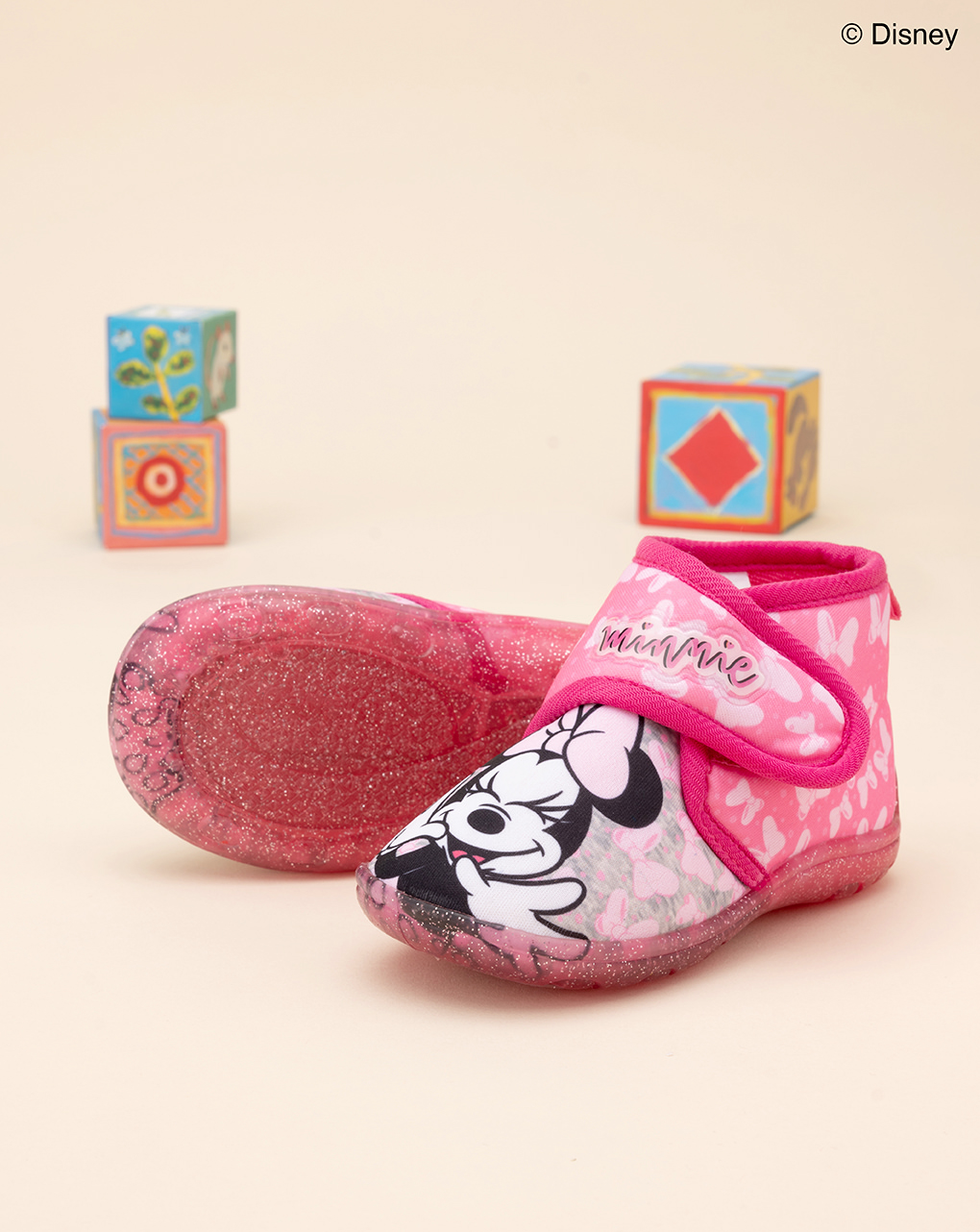 Zapatillas de guardería disney minnie rosa - SILVERLIT