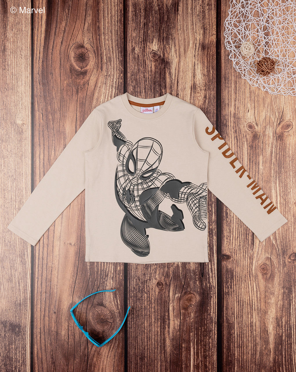 Camiseta niño beige "spiderman" - Prénatal