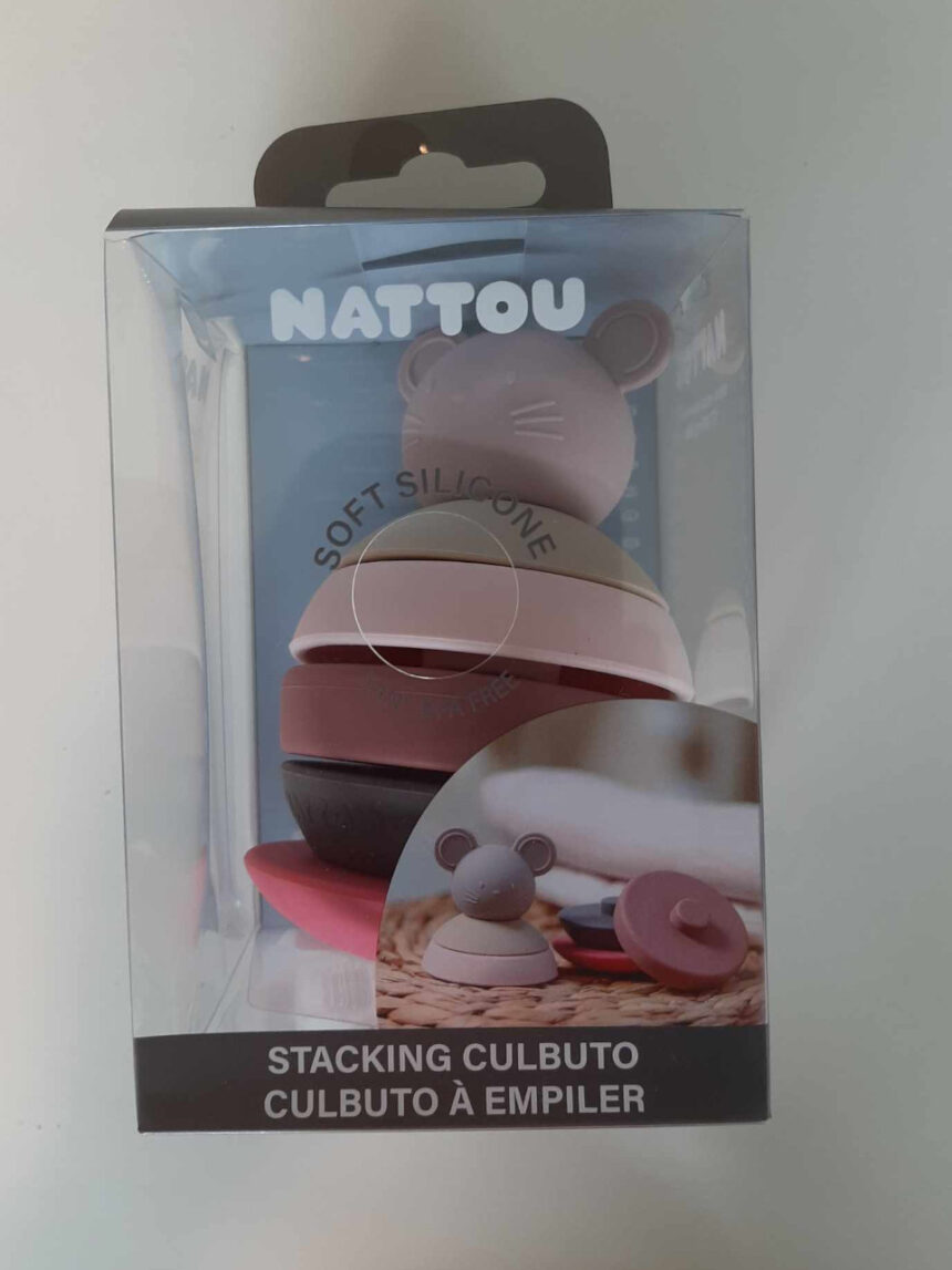 Apilable rosa mickey mouse - nattou - Nattou