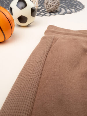 Pantalón de niño de felpa marrón - Prénatal
