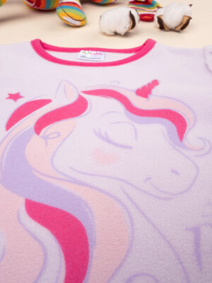 Pijama de felpa para niña "unicornio - Prénatal
