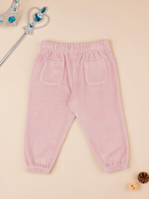 Pantalón de chenilla rosa para bebé niña - Prénatal