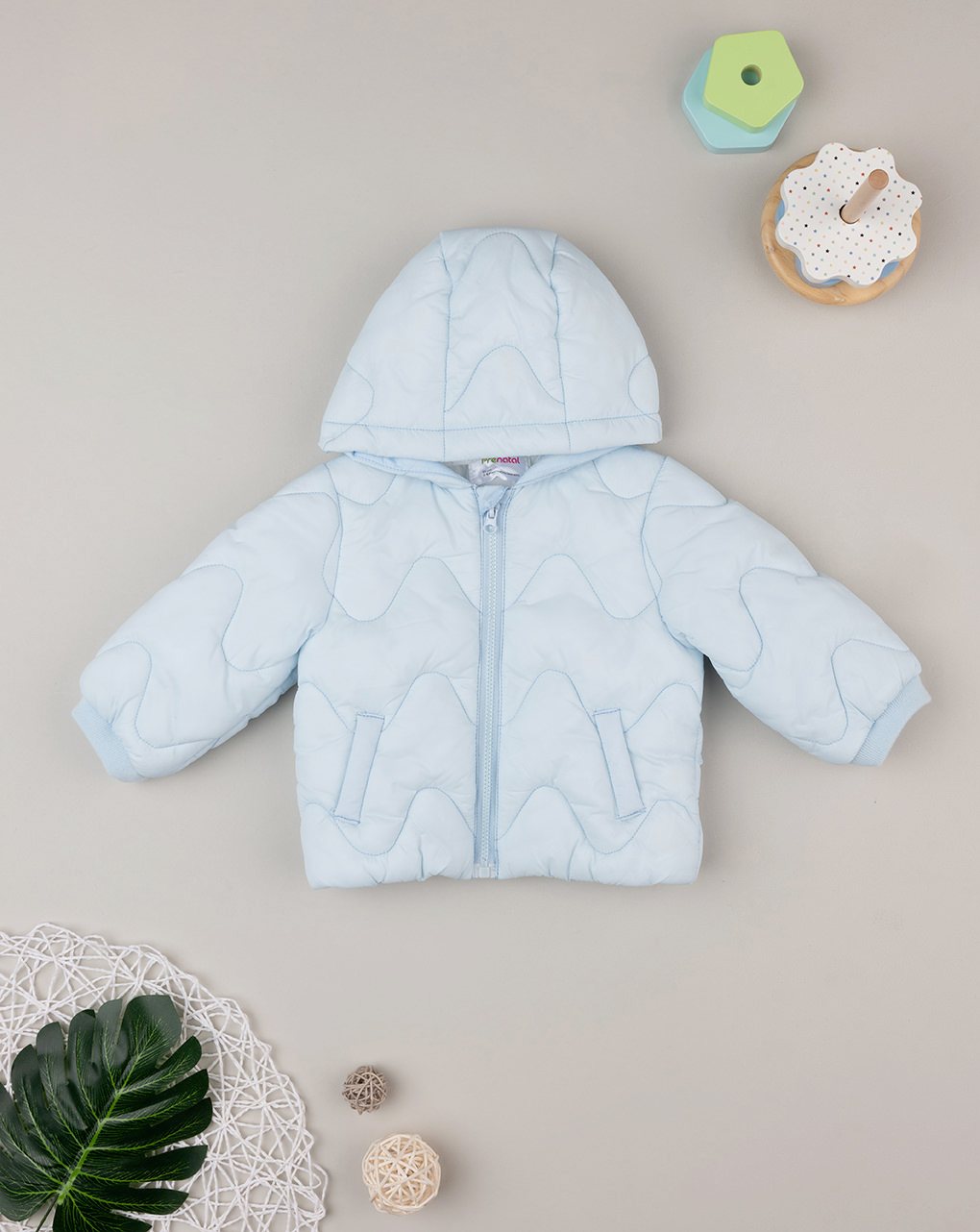 Chaqueta nyon azul bebé - Prénatal