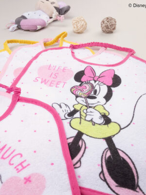 Pack 6 baberos grandes disney minnie - Prénatal