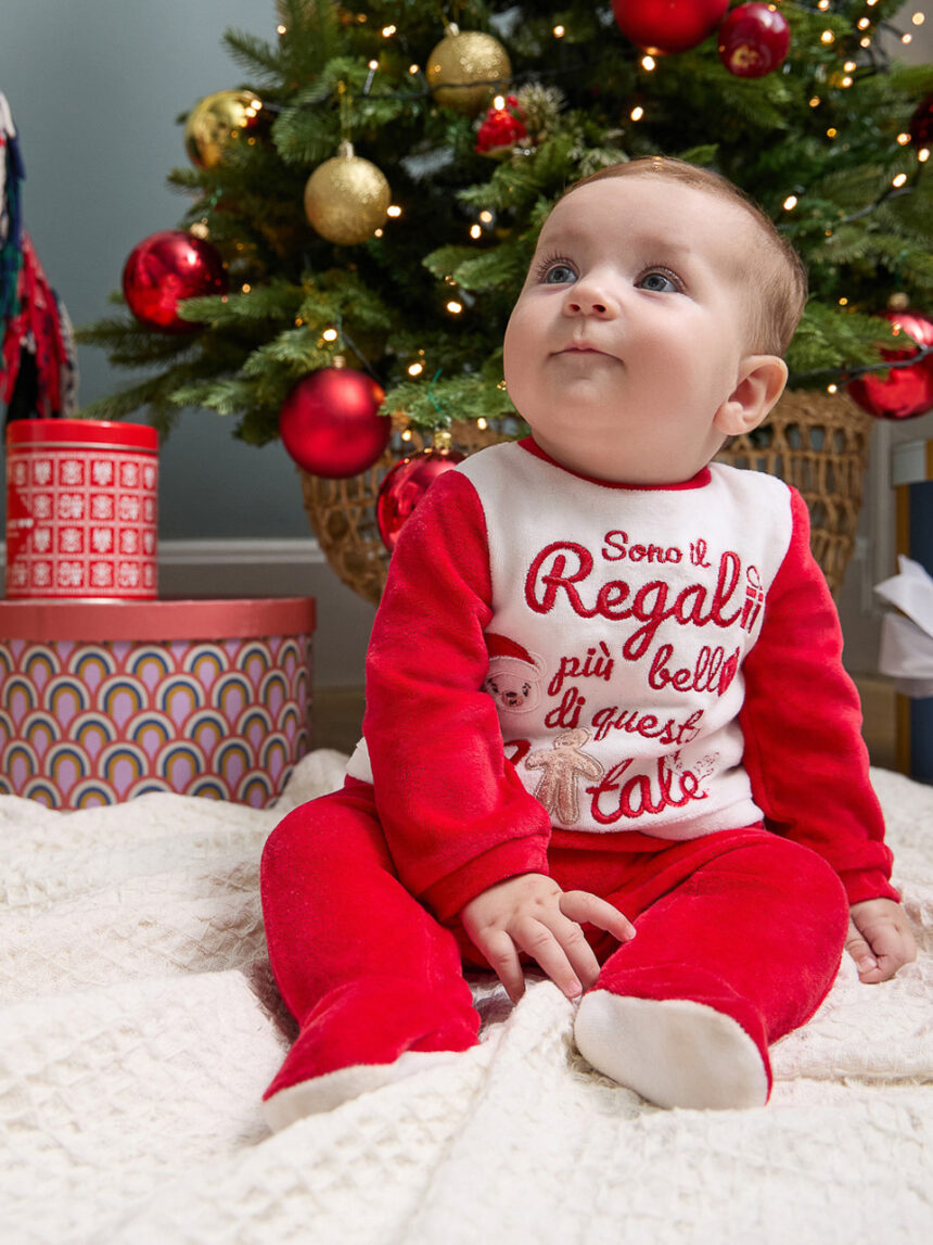 Pelele de chenilla de navidad para bebé - Prénatal