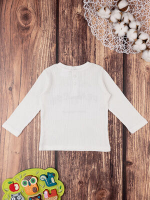 Camiseta blanca de manga larga "bear" para niños - Prénatal