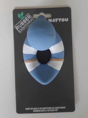 Pato de goma azul - nattou - Nattou