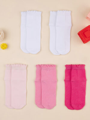Pack 5 pares de calcetines de niña - Prénatal