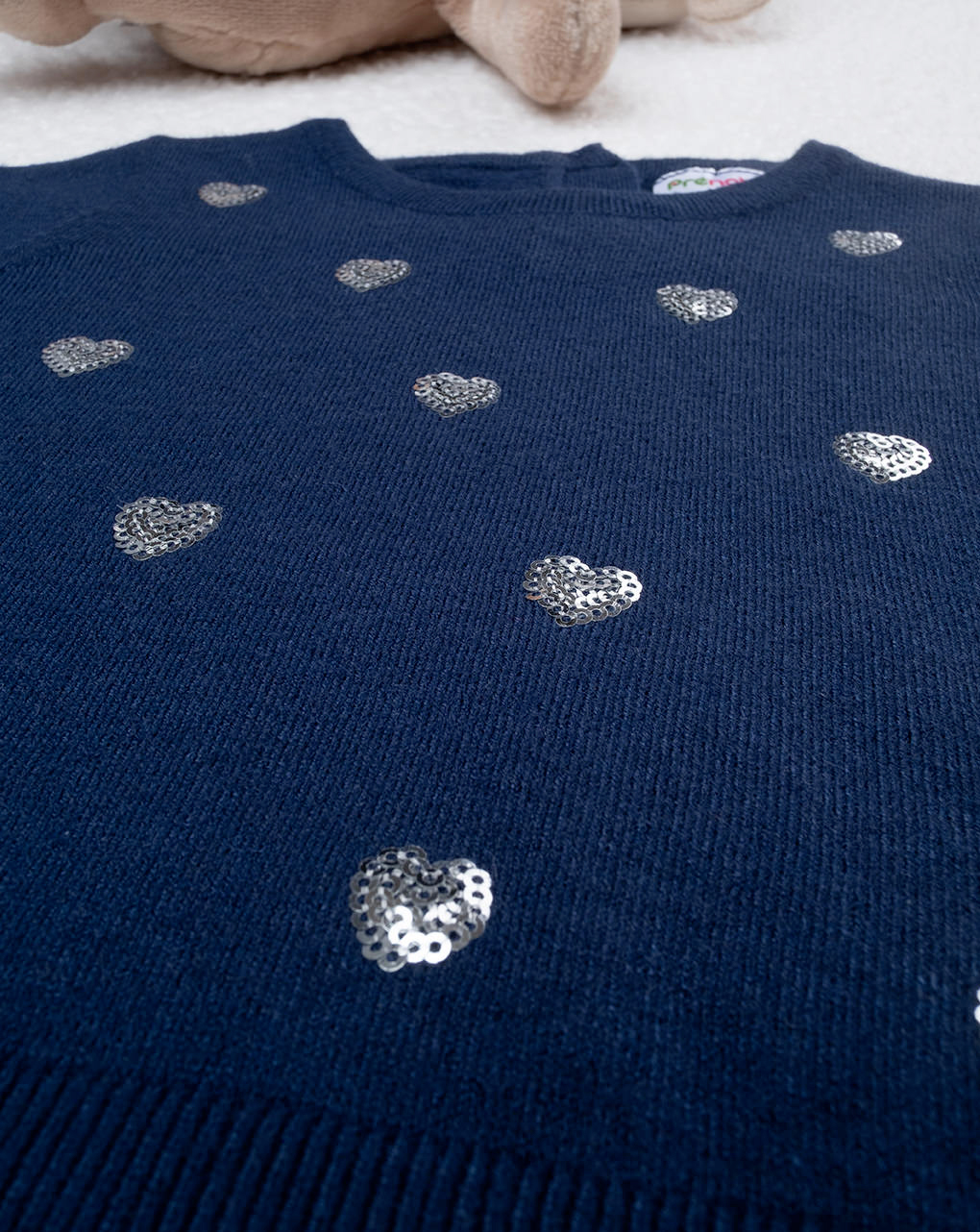 Jersey de tricot para niña con lentejuelas - Prénatal