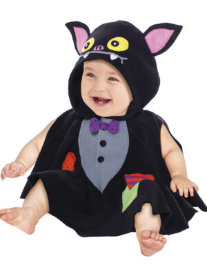 Capa estilo poncho para disfraz de pequeño murciélago baby 9-18 meses - carnaval queen - Carnaval Queen