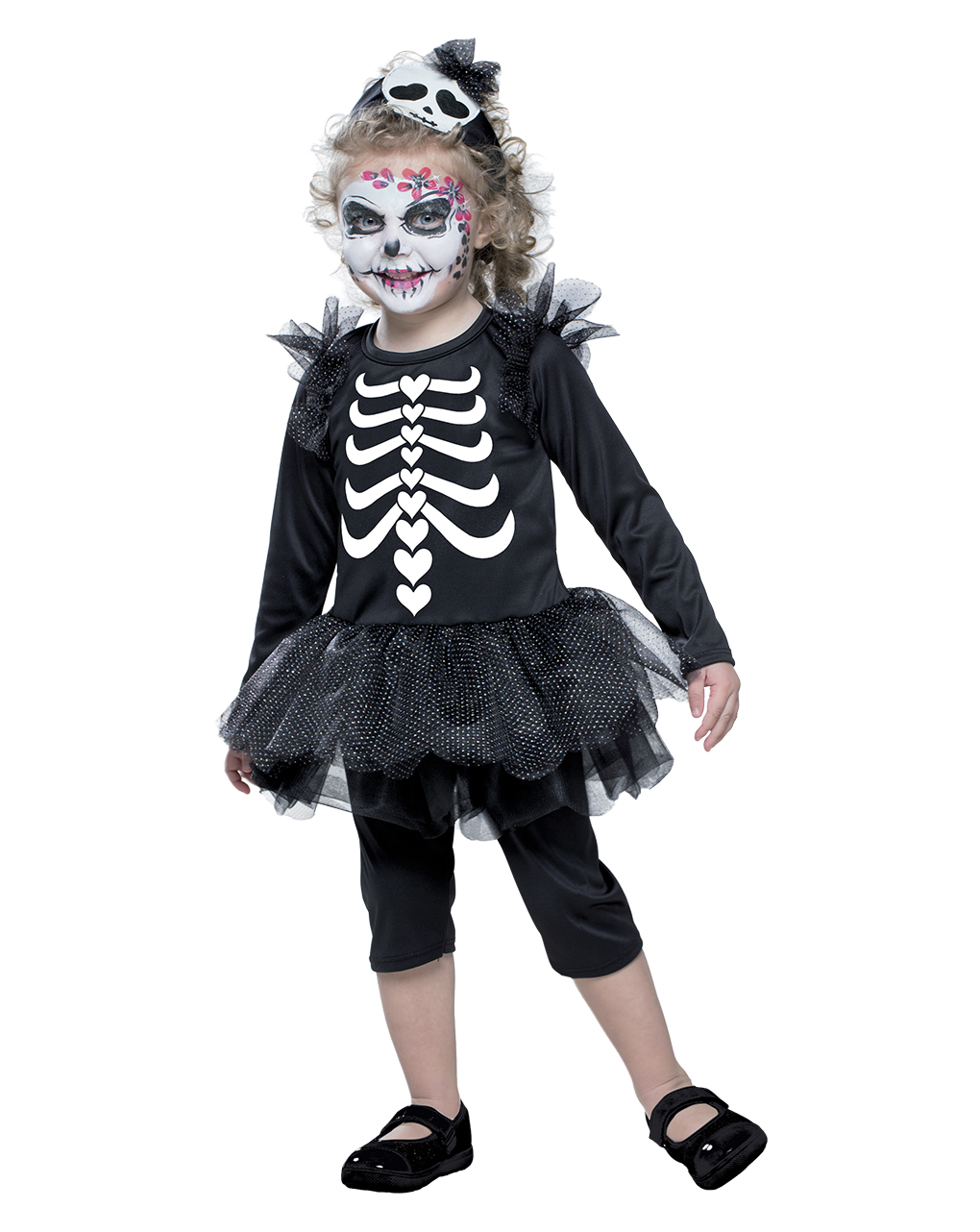 Disfraz de esqueleto 2-3 años - carnaval queen - Carnaval Queen
