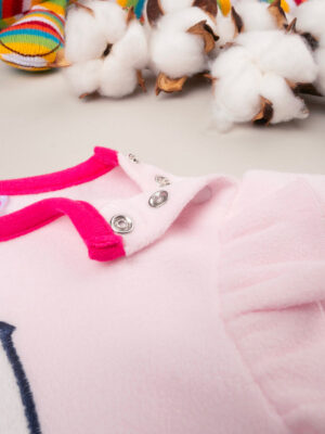 Pijama de dos piezas de forro polar para niña "rabbit - Prénatal