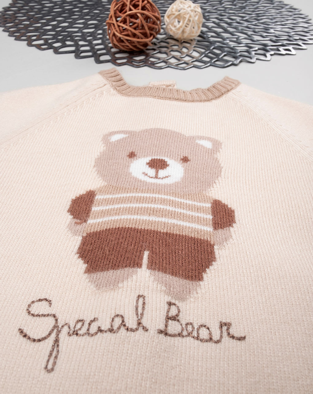 Pelele de tricot recién nacido "my teddy - Prénatal