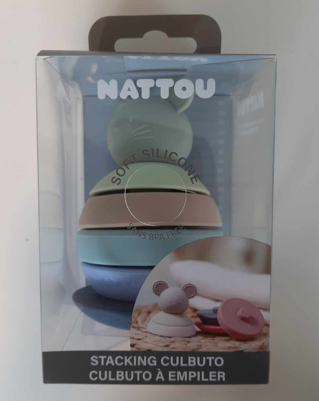 Apilable mickey mouse azul claro - nattou - Nattou