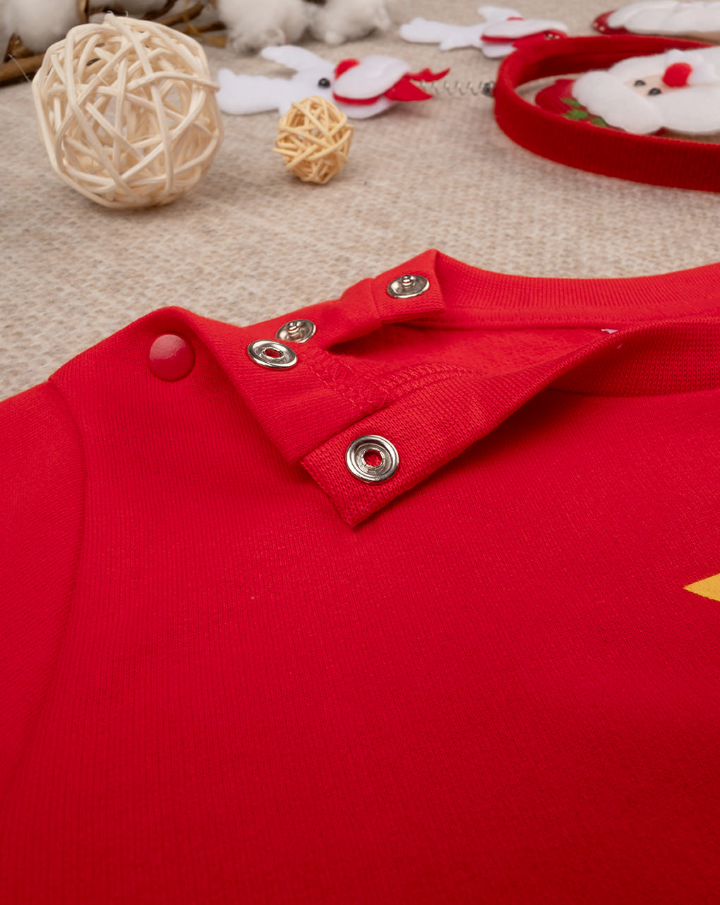 Pijama de bebé rojo "navidad - Prénatal