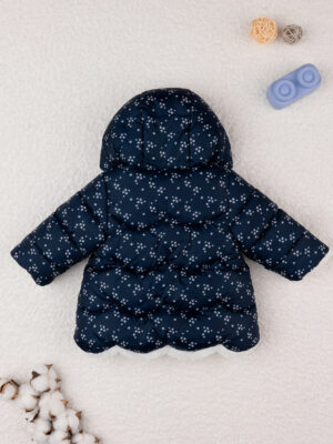 Chaqueta de plumón azul bebé reversible - Prénatal