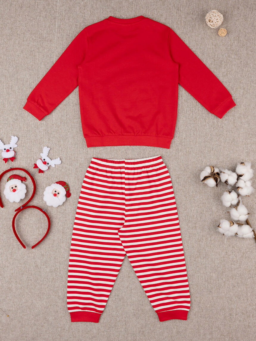 Pijama de bebé rojo "navidad - Prénatal