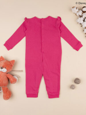 Pijama de felpa de algodón orgánico rosa bebé - Prénatal