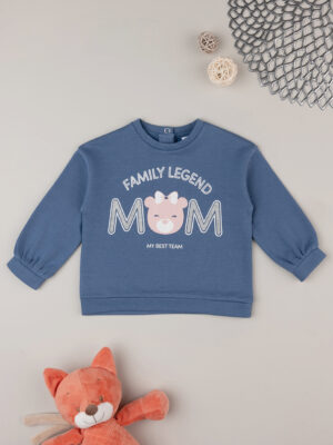 Sudadera informal para niña azul - Prénatal