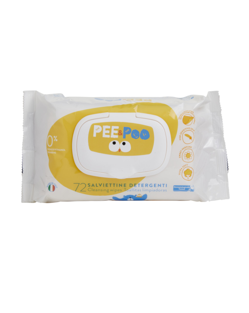 Toallitas detergentes 72 unidades - pee&poo - PEE&POO