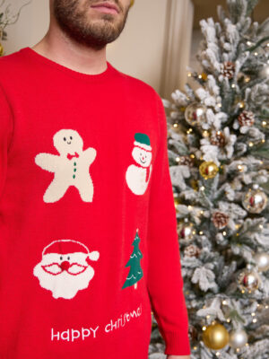 Jersey navideño de tricot para hombre - Prénatal