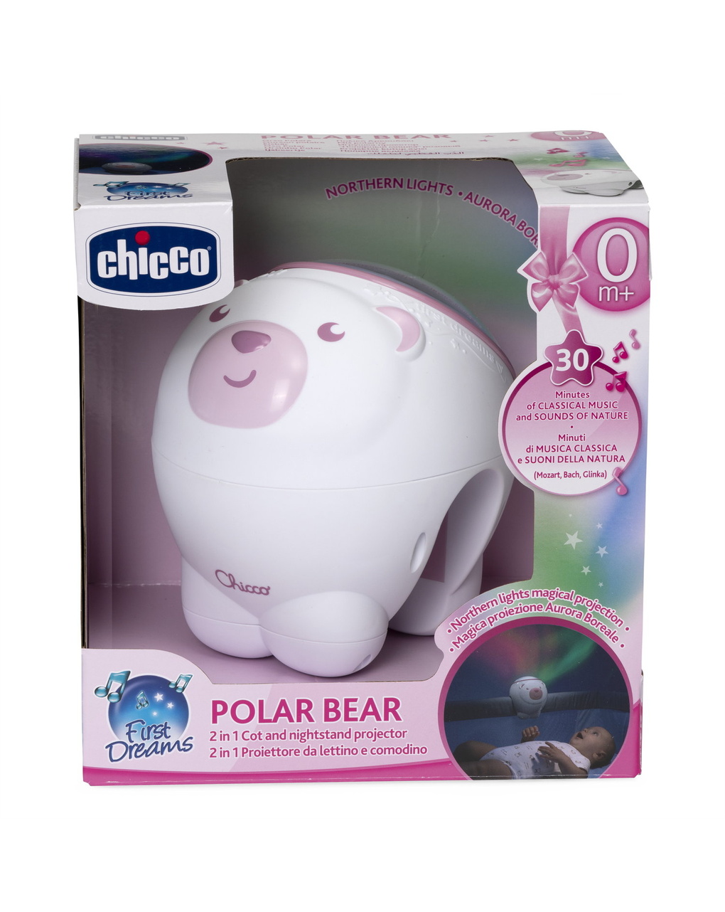 Proyector oso polar rosa 0+ meses - chicco - Chicco