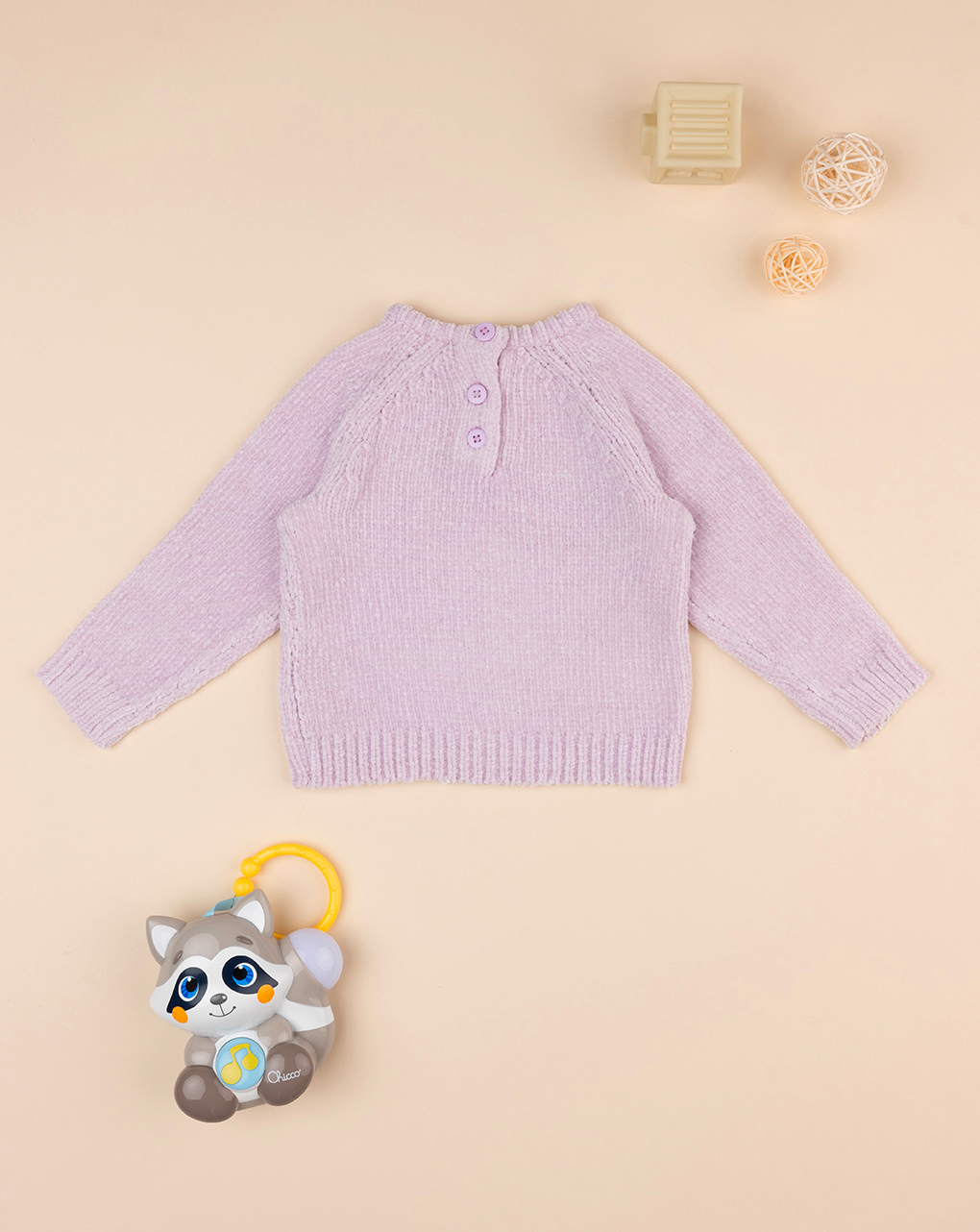 Jersey tricot lila niña - Prénatal