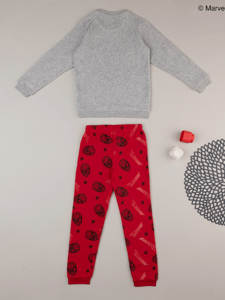 Pijama de dos piezas de forro polar para niño "spiderman - Prénatal