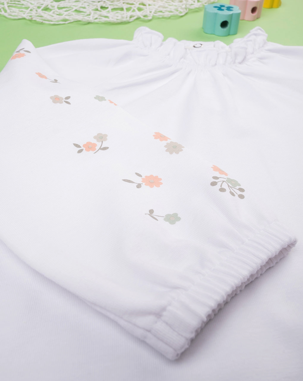 Body blanco para bebé con bordado - Prénatal