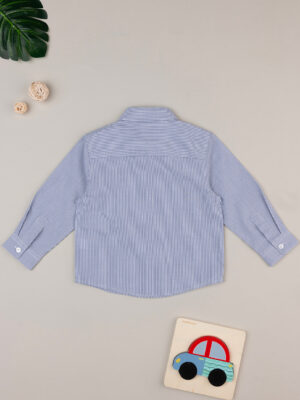 Camisa de rayas azules para bebé - Prénatal
