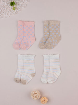 Pack 4 calcetines de niña - Prénatal