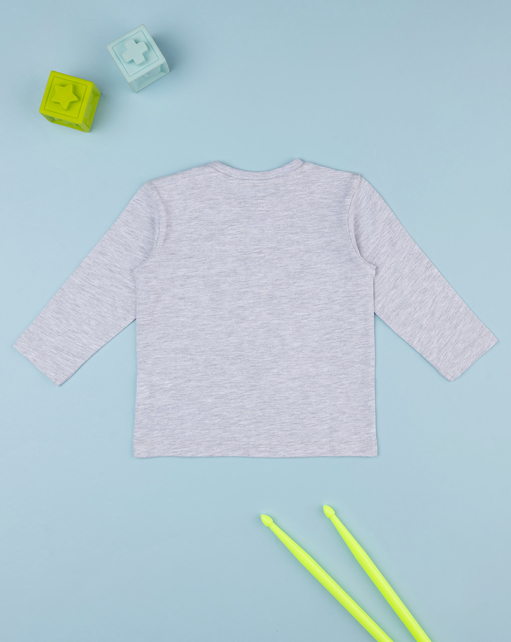 Camiseta infantil estampada gris - Prénatal