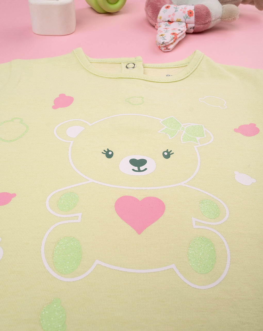 Camiseta verde de manga larga para niña - Prénatal